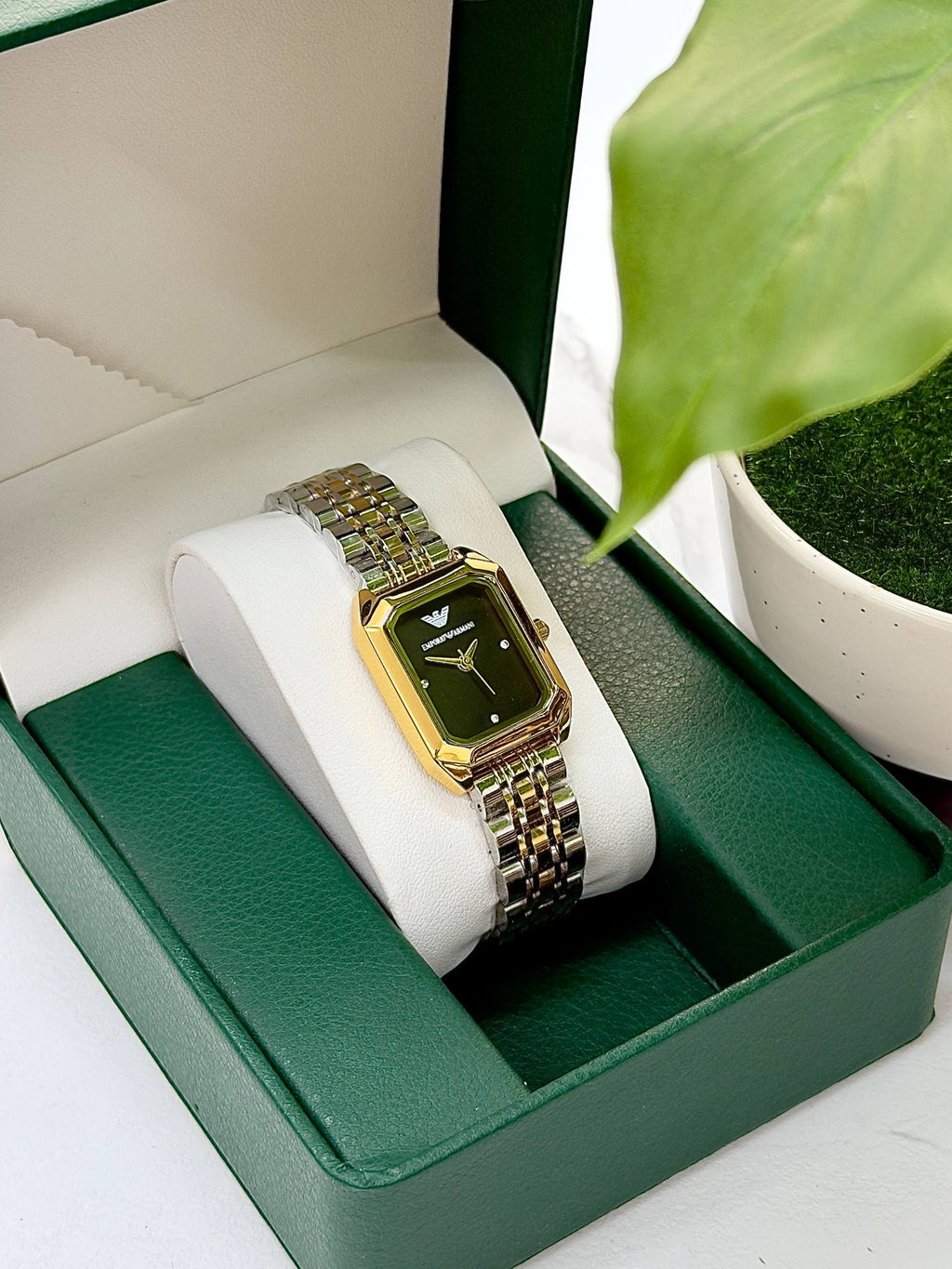 ساعة أرماني الستاتي  ( اصلية )